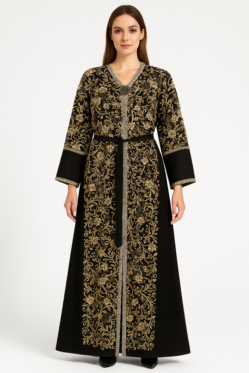 Geborduurd abaya
