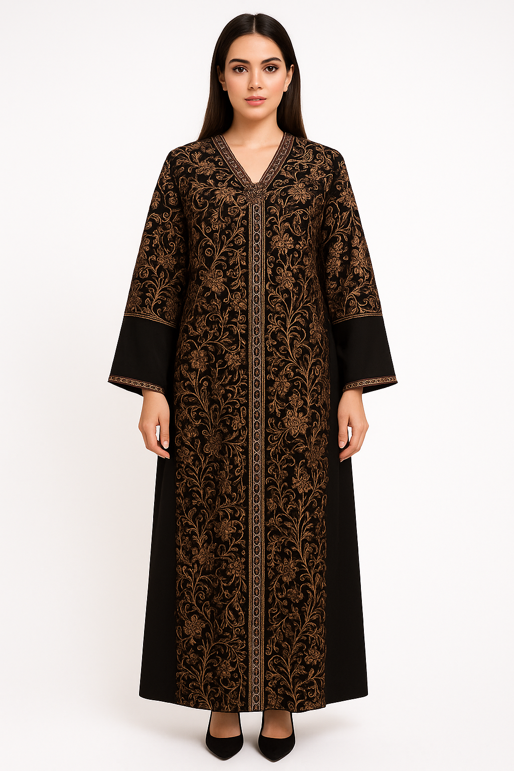 Geborduurd abaya