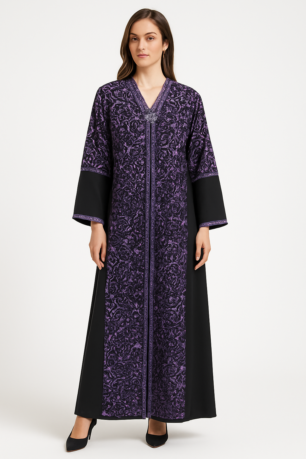 Geborduurd abaya