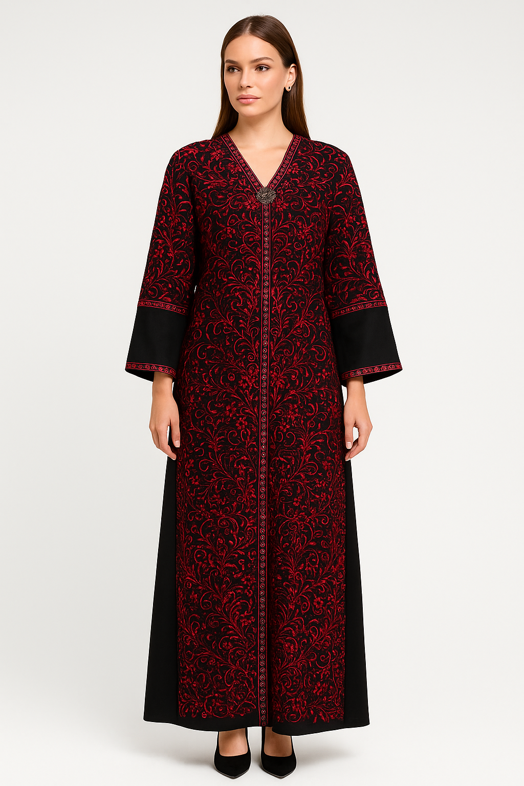 Geborduurd abaya