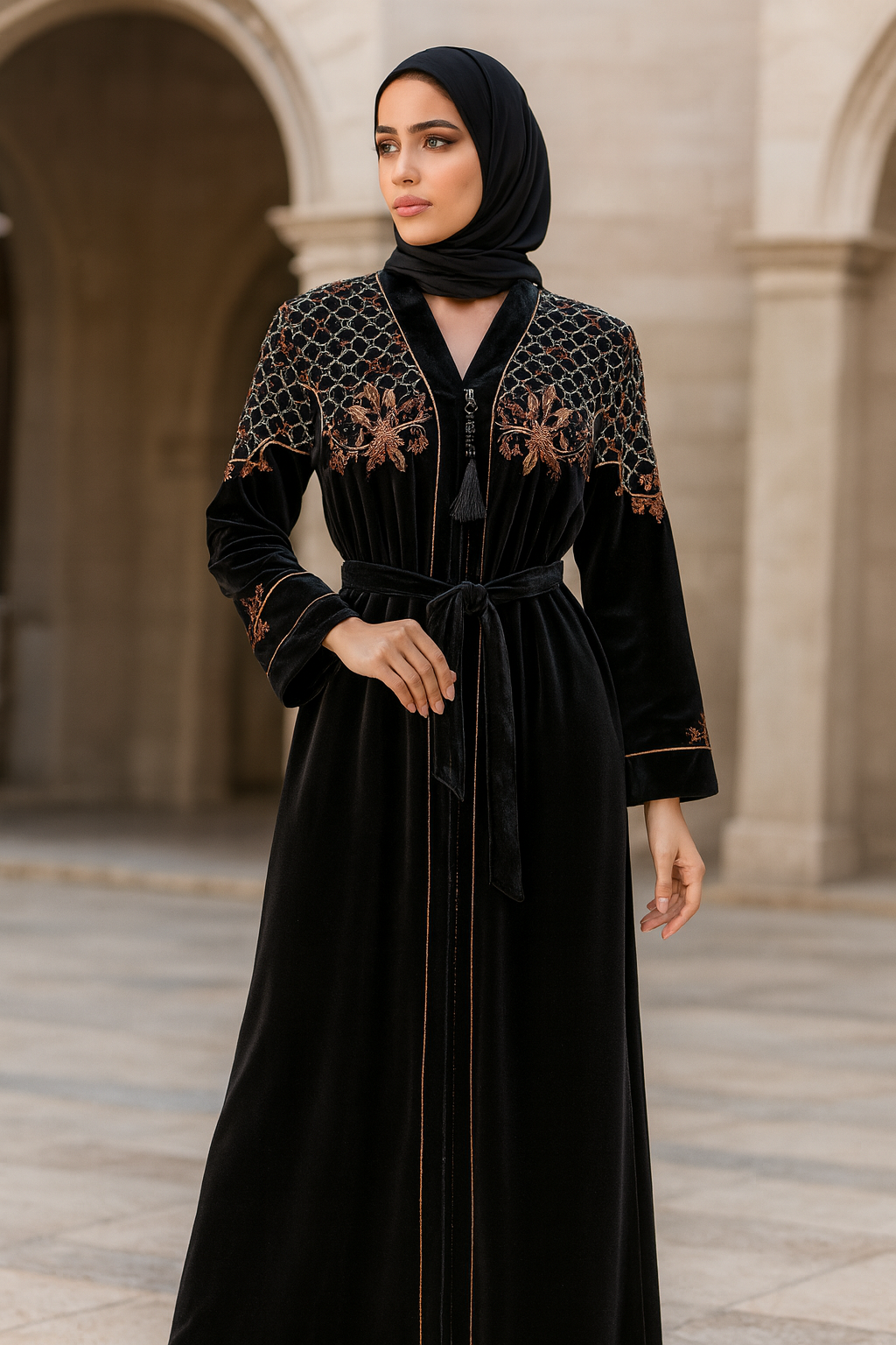 VELVET ABAYA