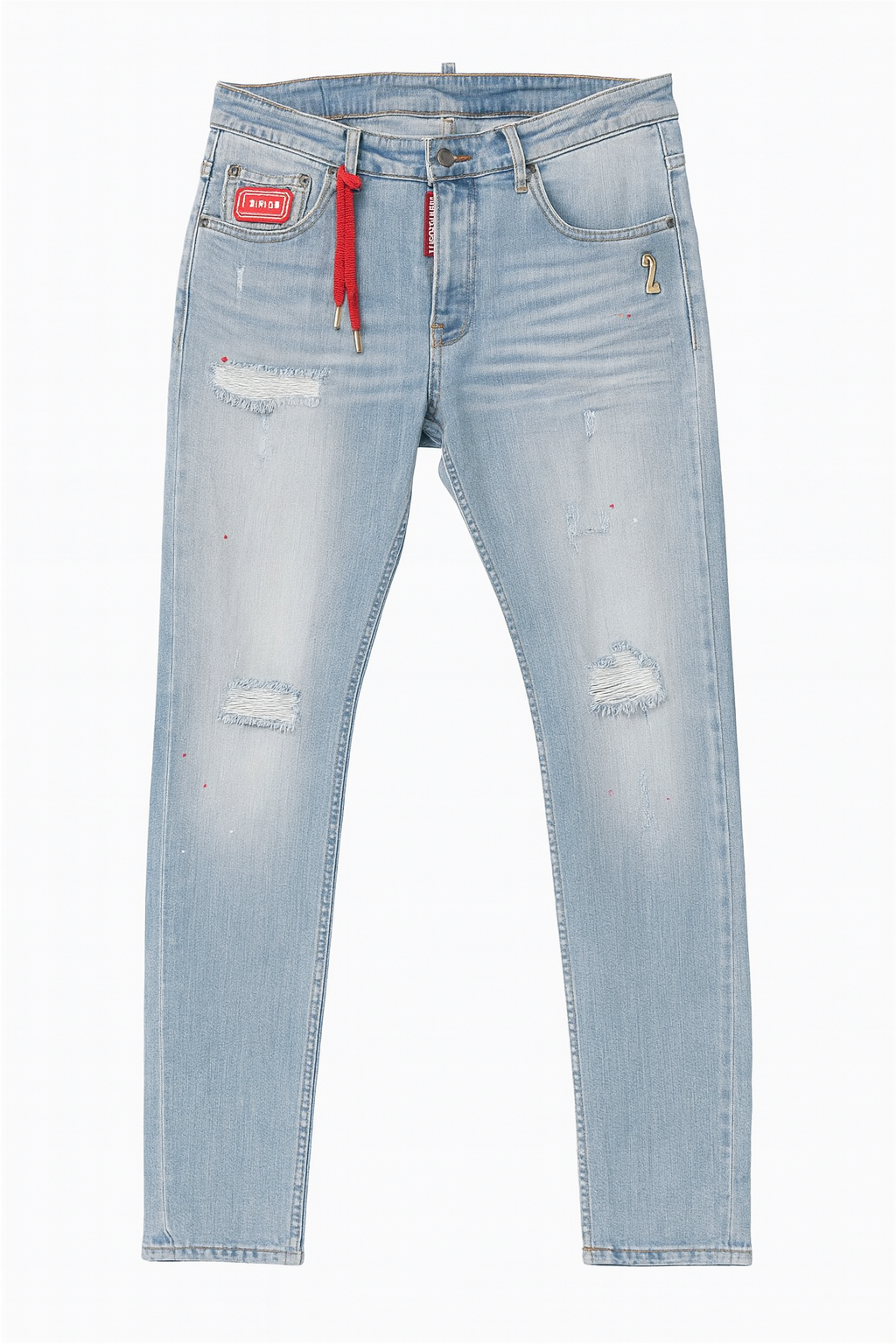 jeans rood